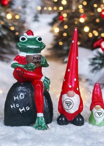 Renkli Noel Temalı Figürler