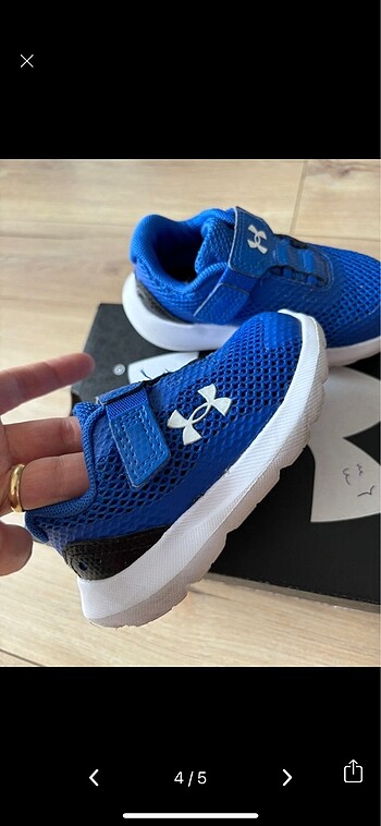 21 Beden mavi Renk Under Armour Bebek Ayakkabısı