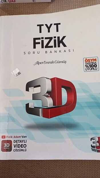  3D Yayınları TYT Fizik Soru Bankası 