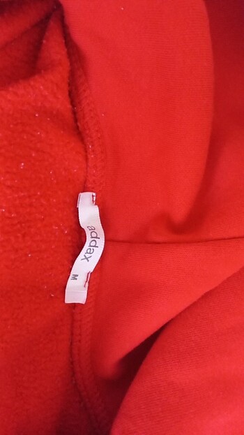 m Beden kırmızı Renk Addax fermuarlı sweatshirt 