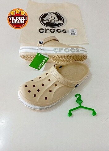 Crocs Terlik Sandalet Yeni&Etiketli Bej 