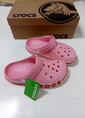 38 Beden pembe Renk Crocs Terlik Sandalet Yeni&Etiketli
