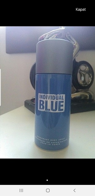 blue deodorant