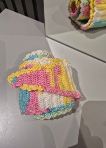 Pastel Renkli Çok Amaçlı fular - Görsel 3