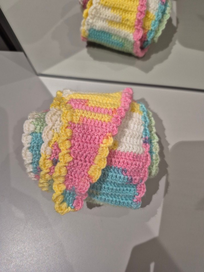 Pastel Renkli Çok Amaçlı fular - Görsel 2