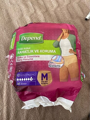 m Beden Depend emici külot