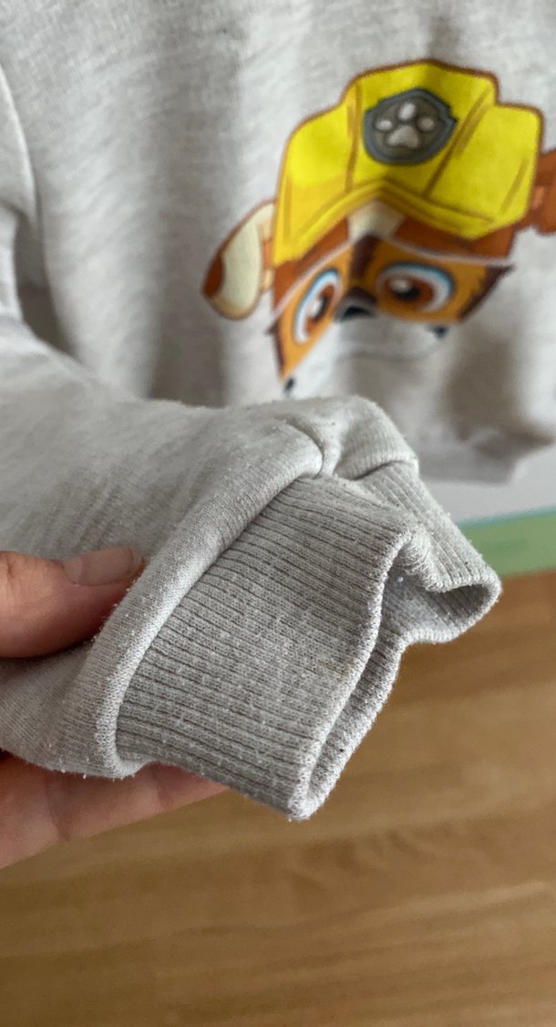 Düğmeli Gri Erkek Çocuk Sweatshirt - Görsel 2