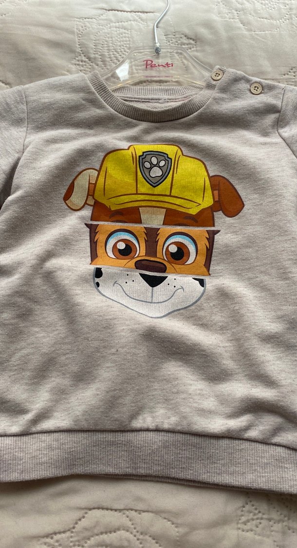 Düğmeli Gri Erkek Çocuk Sweatshirt - Görsel 4