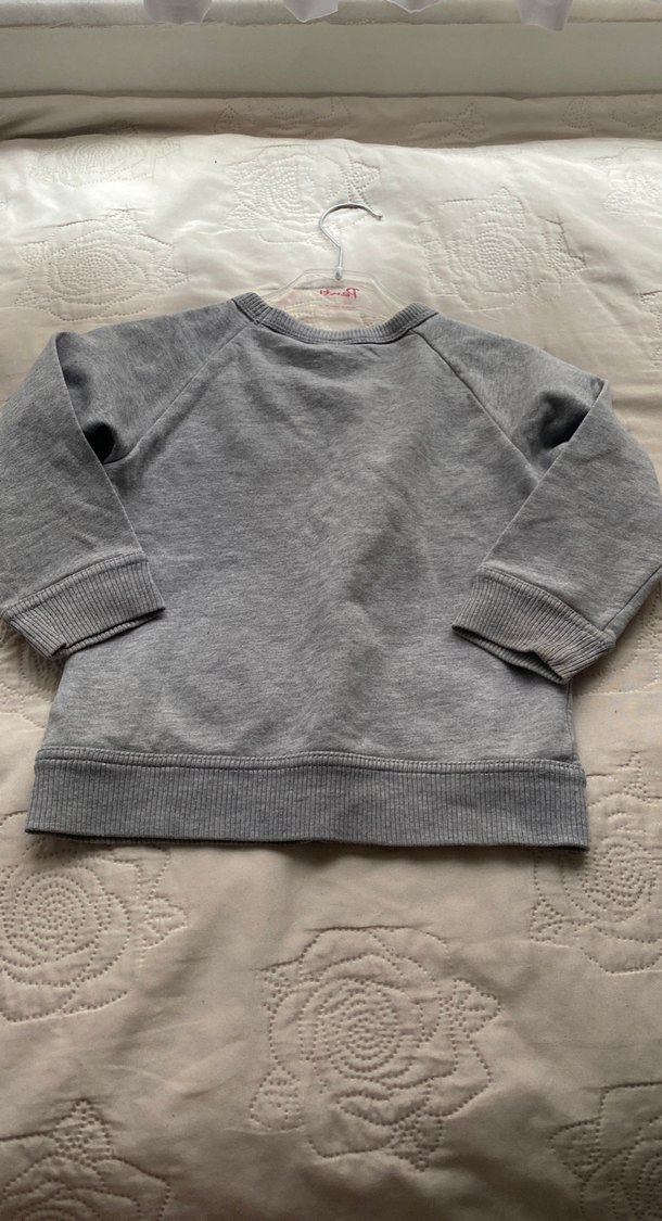 Gap Gri Çocuk Sweatshirt Uzun Kollu - Görsel 4