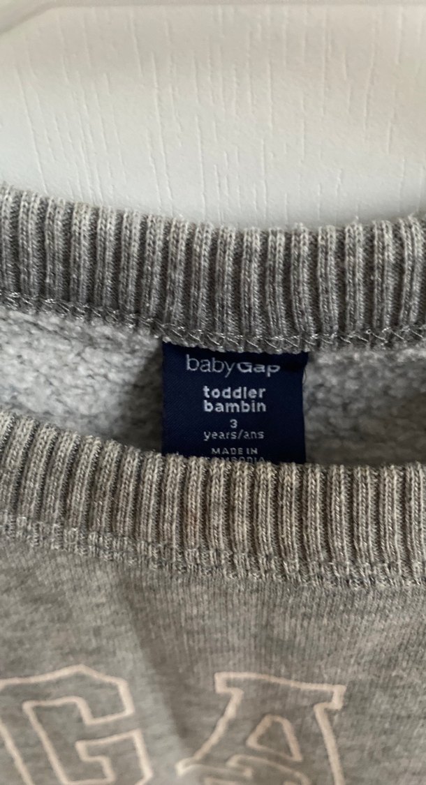 Gap Gri Çocuk Sweatshirt Uzun Kollu - Görsel 3