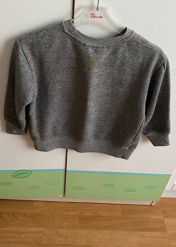 Zara Erkek Çocuk Gri Uzun Kollu Sweatshirt - Görsel 7