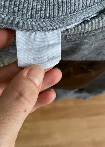 Zara Erkek Çocuk Gri Uzun Kollu Sweatshirt - Görsel 4