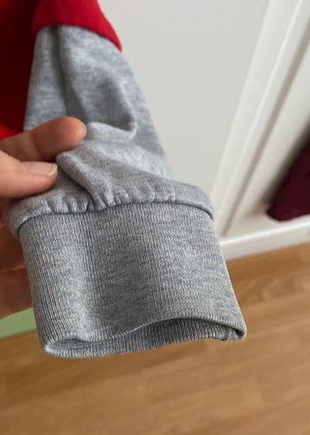 LCW Kırmızı Renkli Baskılı Erkek Sweatshirt - Görsel 4