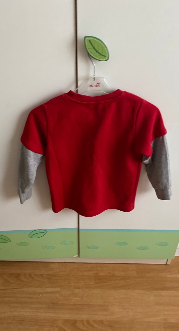 LCW Kırmızı Renkli Baskılı Erkek Sweatshirt - Görsel 5