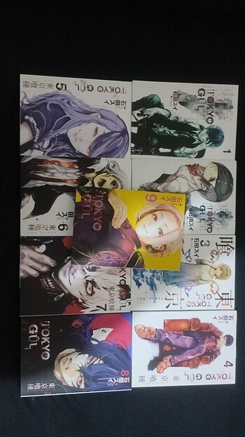 Tokyo ghoul ilk 9 cilt manga 