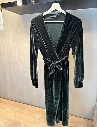 Zara Kadife Elbise - Görsel 4