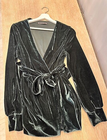 Zara Kadife Elbise - Görsel 3