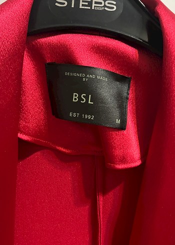 Saten Düğmeli Blazer Ceket - Görsel 2