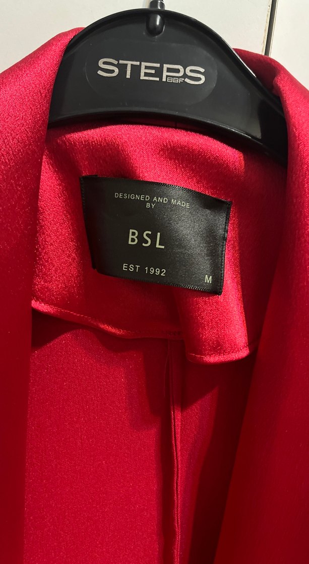 Saten Düğmeli Blazer Ceket - Görsel 2