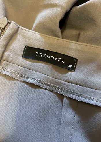 Bej Mini Pilili Kadın Etek - Görsel 3