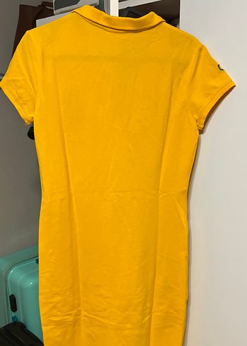 Polo Yaka Tişört Elbise - Görsel 4