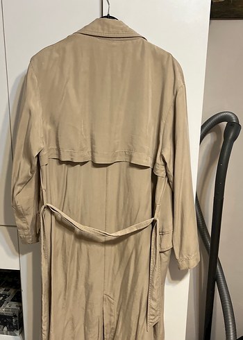 Bej Midi Kadın Trençkot - Görsel 4