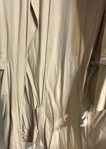 Bej Midi Kadın Trençkot - Görsel 3