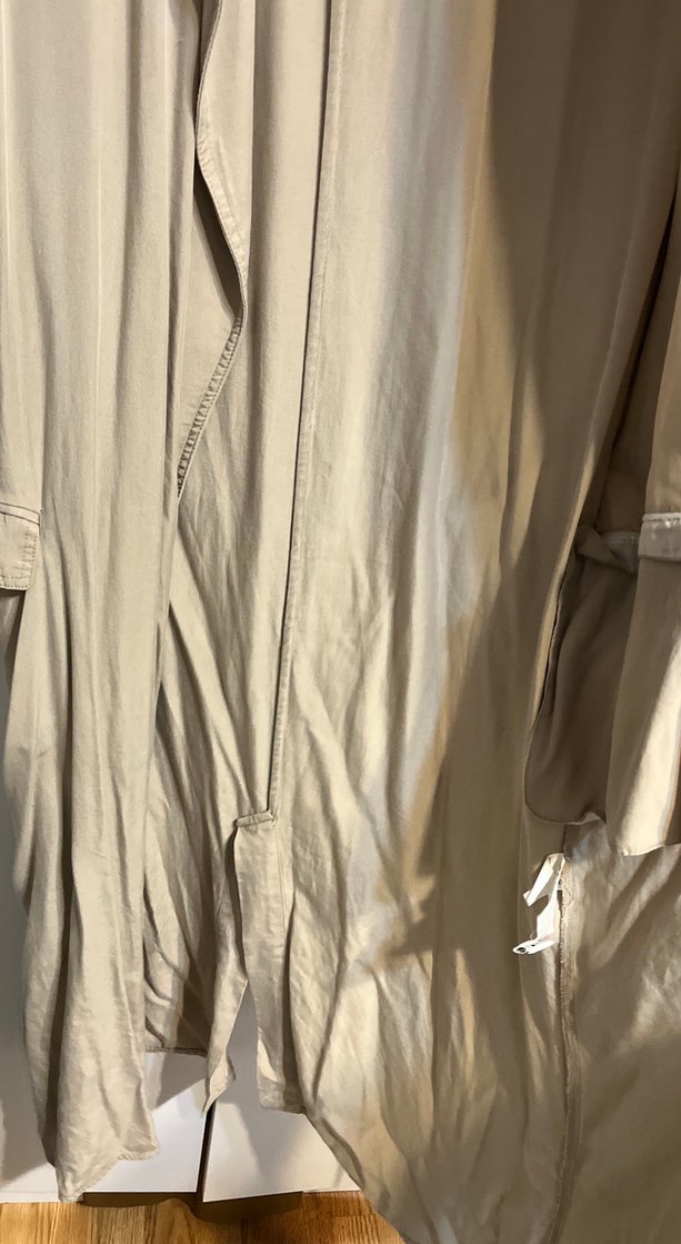 Bej Midi Kadın Trençkot - Görsel 3