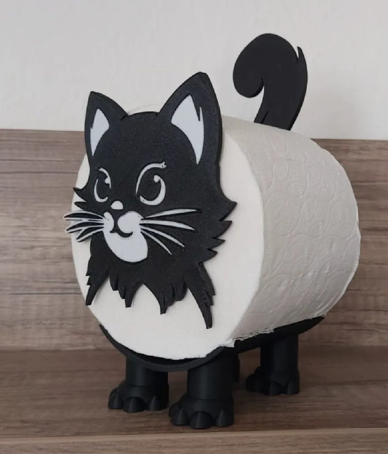 Siyah Kedi Figürlü Kedi Aksesuarı - Görsel 3