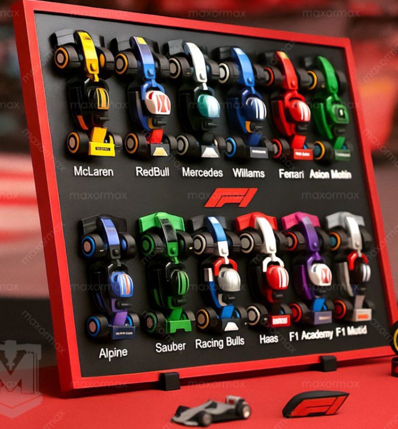 Formula 1 Mini Lego Standı - Görsel 3