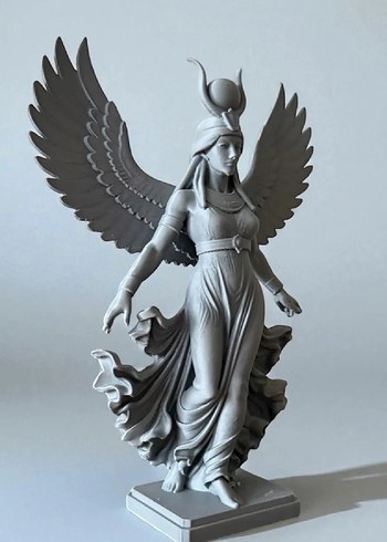 Tanrıça Isis Figürü 16.4cm - Görsel 3