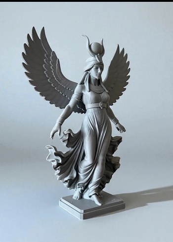 Tanrıça Isis Figürü 16.4cm - Görsel 4