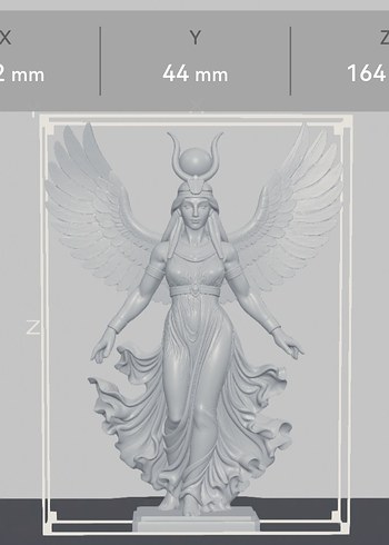 Tanrıça Isis Figürü 16.4cm - Görsel 5