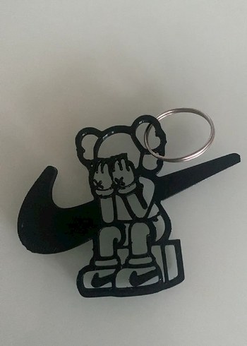 Siyah Punk Tarzı Anahtarlık - Görsel 2