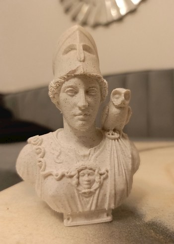 Athena Büstü 10cm - Görsel 8