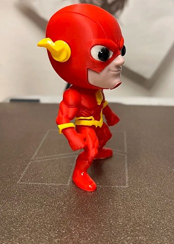 Kırmızı Renkli Flash Figür Aksiyon Oyuncak 12cm - Görsel 2