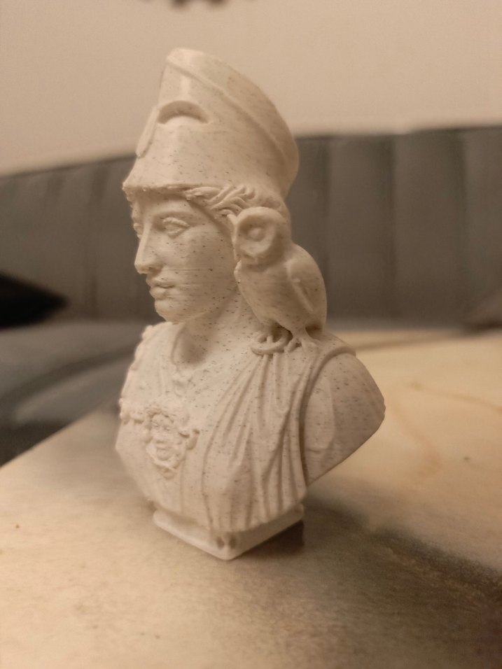 Athena Büstü 10cm - Görsel 4