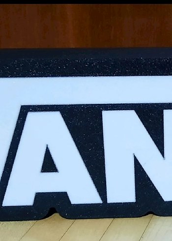 Siyah Vans Logolu Lightbox - Görsel 5