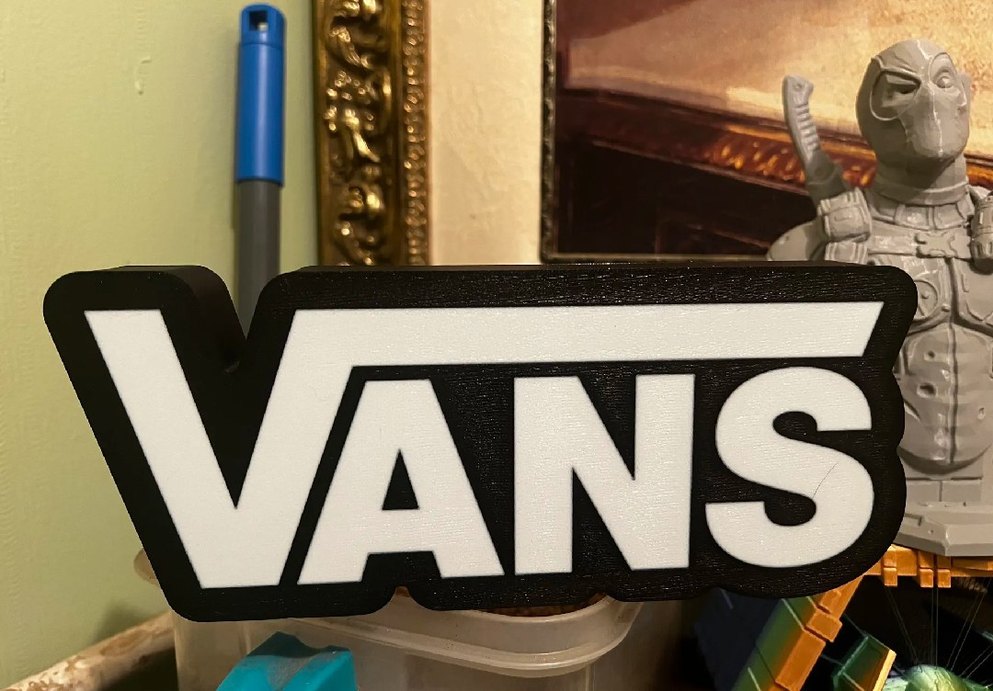 Siyah Vans Logolu Lightbox - Görsel 4