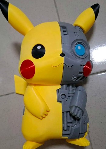 Yarı Robot Pikachu Figür 28cm - Görsel 6