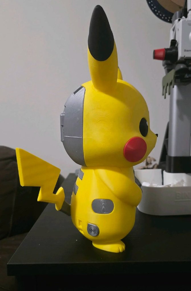 Yarı Robot Pikachu Figür 28cm - Görsel 3