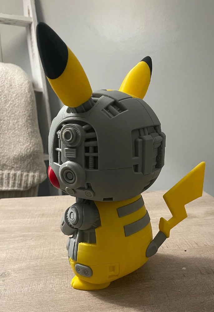 Yarı Robot Pikachu Figür 28cm - Görsel 4