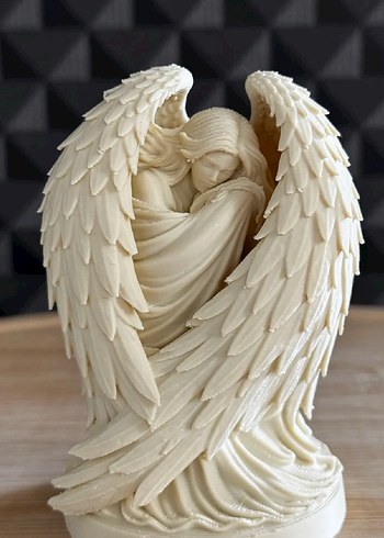 Beyaz Melek Figürü 10cm - Görsel 2