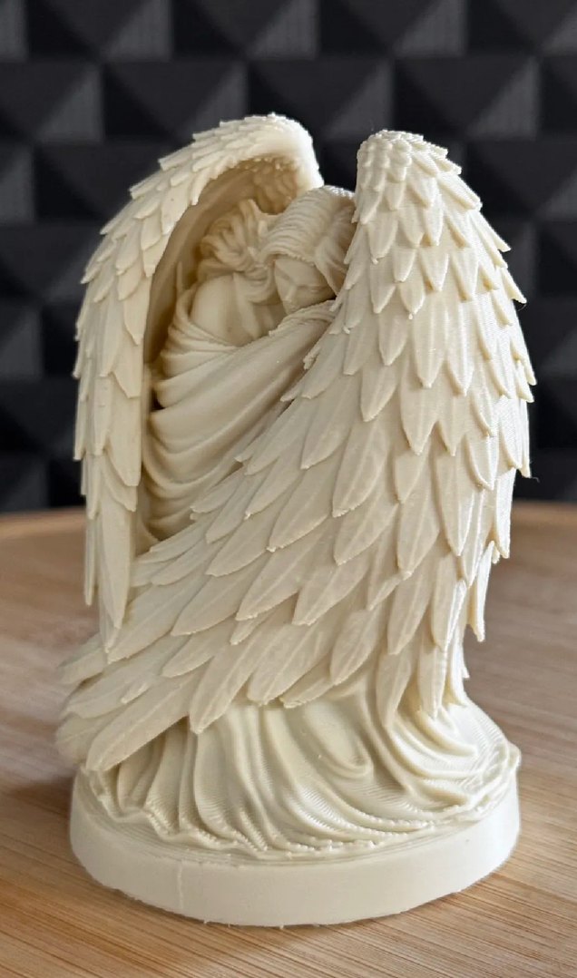 Beyaz Melek Figürü 10cm - Görsel 3