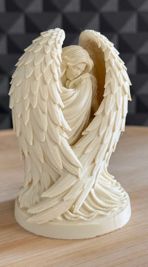 Beyaz Melek Figürü 10cm - Görsel 4