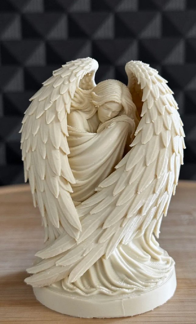 Beyaz Melek Figürü 10cm - Görsel 2