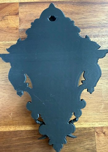 Koyu Siyah Gotik Figürlü Raf 20cm - Görsel 3