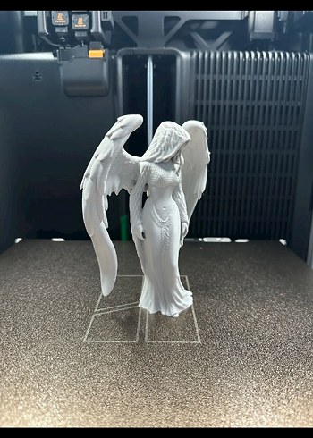 Beyaz Kanatlı Melek Figür 15cm - Görsel 3