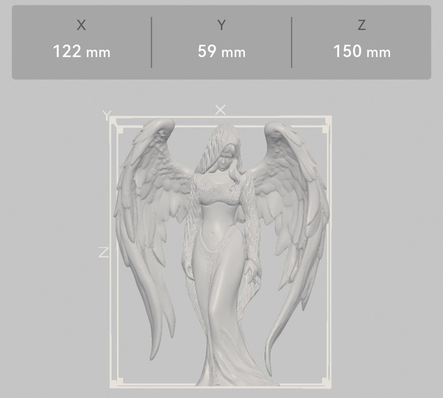 Beyaz Kanatlı Melek Figür 15cm - Görsel 4