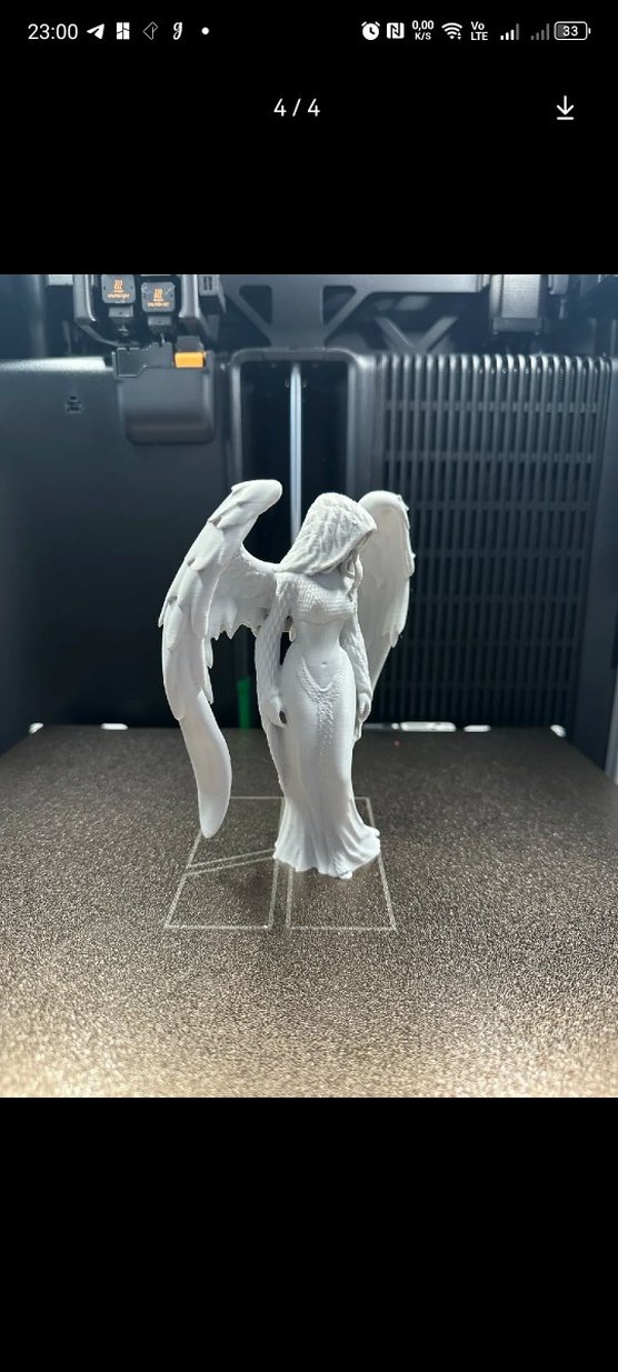 Beyaz Kanatlı Melek Figür 15cm - Görsel 3